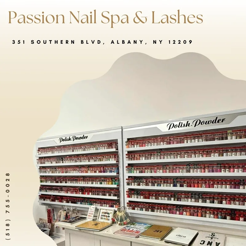 Inside Passion Nail Spa & Lashes